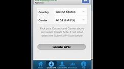Changing APN settings on iPhone & iPad