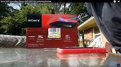 Sony DVD Upscaling Player DVP-SR510H unboxing Review