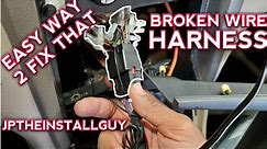 how to fix your broken radio wire harness connectors
