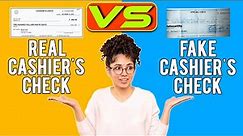 Real vs Fake Cashier’s Check (How to Tell the Difference)