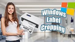 How To Crop & Print 4x6 Inches Label From A4 Page on Windows