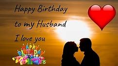 Happy Birthday to my Husband I love you 😍😍😘❤🌹🌹💖