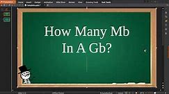 ✅ How Many Mb In A Gb