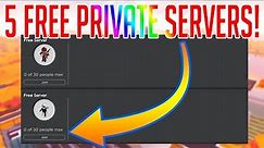 5 FREE Jailbreak VIP Server Links|How to get Free Private Servers