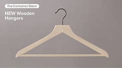 The Container Store: Exclusive Wooden Hangers