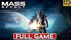 MASS EFFECT ANDROMEDA REMASTERED PS5 Gameplay Walkthrough FULL GAME [4K ULTRA HD] - No Commentary