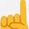 1 Finger Emoji
