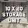 10 X 20 Storage Unit