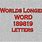 189819 Letter Word