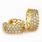 18K Gold Huggie Earrings