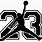23 Jordan Logo Stencil
