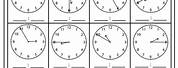 2nd Grade Math Worksheets Telling Time