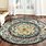 4 FT Round Area Rugs