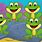 5 Frogs Cartoon