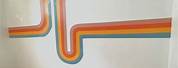 70s Wall Paint Stripes