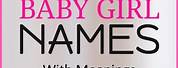 Adorable Baby Girl Names