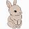 Adorable Bunny Cartoon