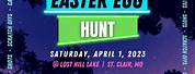Adult Easter Egg Hunt Flyer