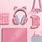 Aesthetic Pink Gamer Girl Wallpaper