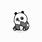 Aesthetic Stickers Panda