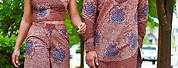 African Couple Matching Attire