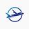 Airplane Logo Icon