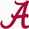 Alabama Bama Football Logo