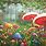 Alice in Wonderland Mushroom Art