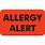 Allergy Warning Label