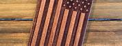 American Flag Wood iPhone Case
