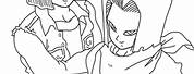 Android 17 and 18 Coloring Pages