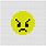 Angry Emoji Pixel Art