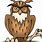Angry Owl Clip Art