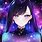 Anime Girl Galaxy Hair