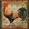 Antique Chicken Painting