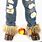 Apple Bottom Jeans Boots with Fur