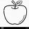 Apple Drawing without Colour