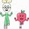 Apple Onion and Apple From Cartoon
