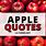 Apple Quotes and Sayings