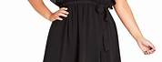Apple Shape Black Tie Optional Dress Plus Size