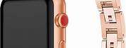 Apple Watch Silver Rose Gold Band