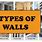 Architectural Wall Types