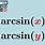 Arcsin Symbol