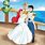 Ariel and Prince Eric Wedding