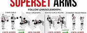 Arm Superset Workouts for Men