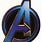 Avengers Logo Blue