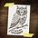 Baby Owl Stencil