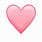 Baby Pink Heart Emoji