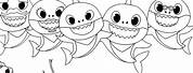 Baby Shark Coloring Pages for Kids