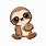 Baby Sloth Cartoon